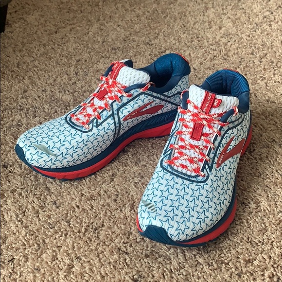 Brooks Shoes - NEVER WORN Brooks LE 4th of July Adrenaline 20